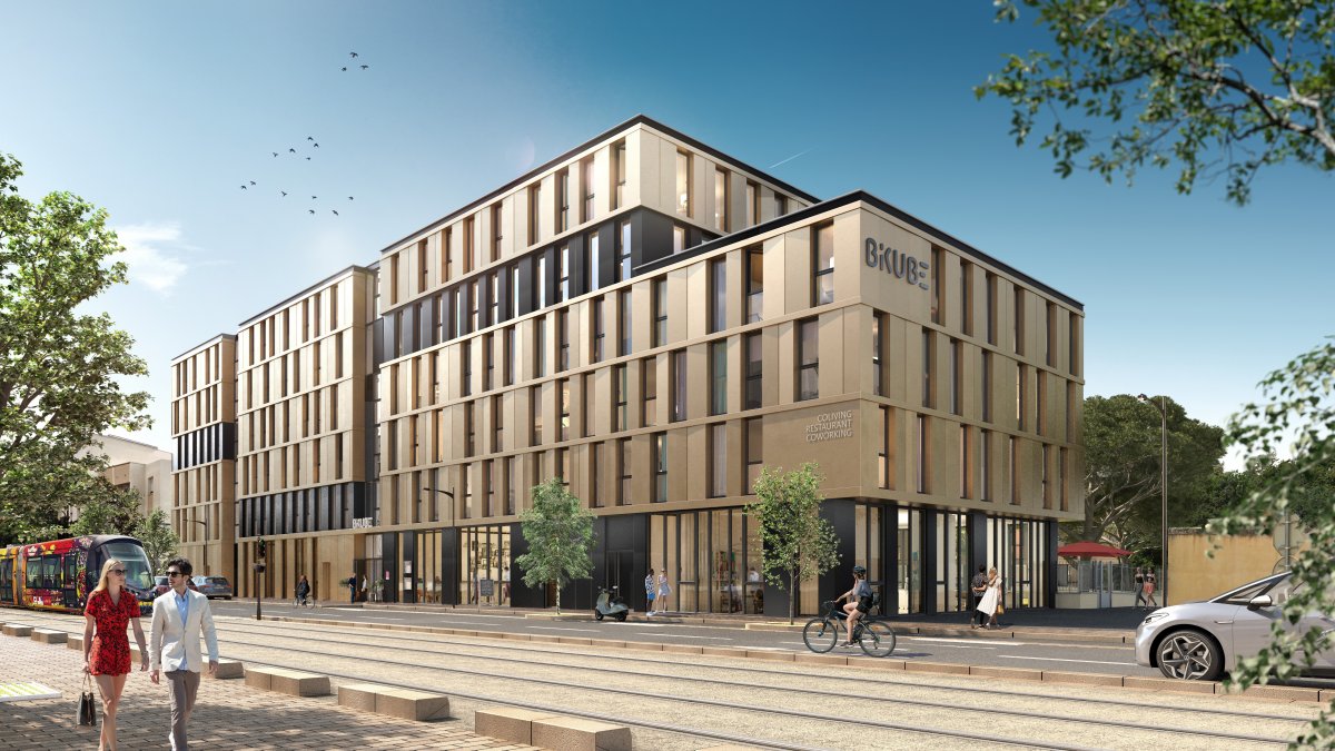une résidence de coliving à Montpellier par Speed Rehab